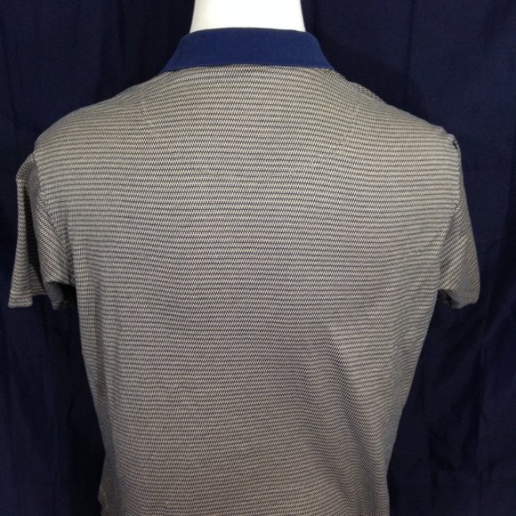T.Harris Polo Shirt Size Large S/S Beige - Picture 7 of 8
